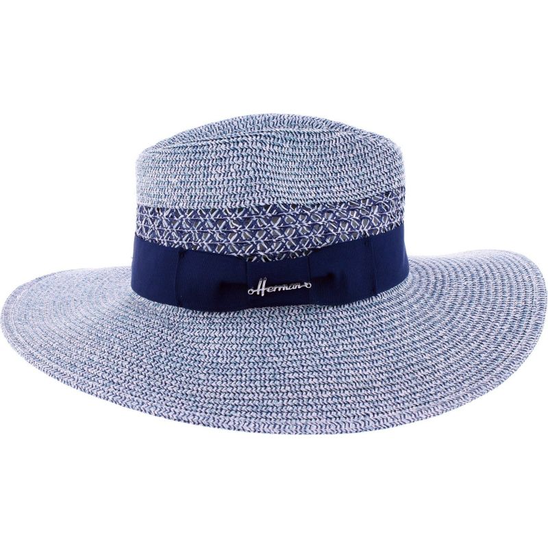 MAYA Hoed met grote rand van genaaid, | Herman Belgium