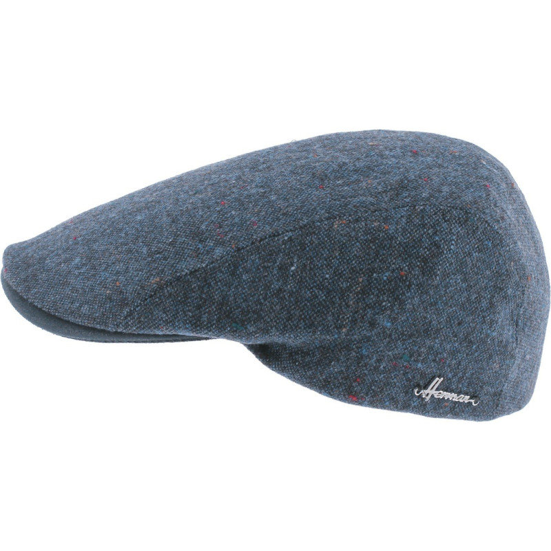 NOVAK Plain virgin wool flat cap | Herman Belgium