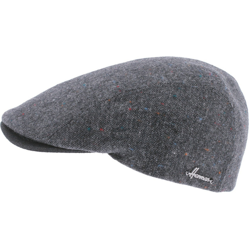 NOVAK Plain virgin wool flat cap | Herman Belgium