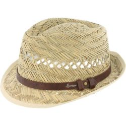 PEPPER_K Groene natuurlijke strohoed + | Herman Belgium