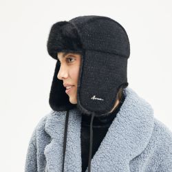 RUBY Chapka van zacht materiaal met lurex | Herman Belgium