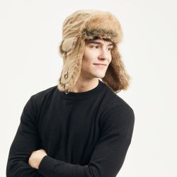 SASHA Faux fur hat with 2 fastening | Herman Belgium