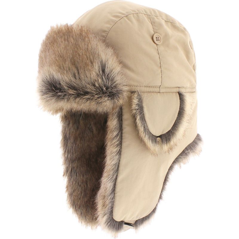 SASHA Faux fur hat with 2 fastening | Herman Belgium