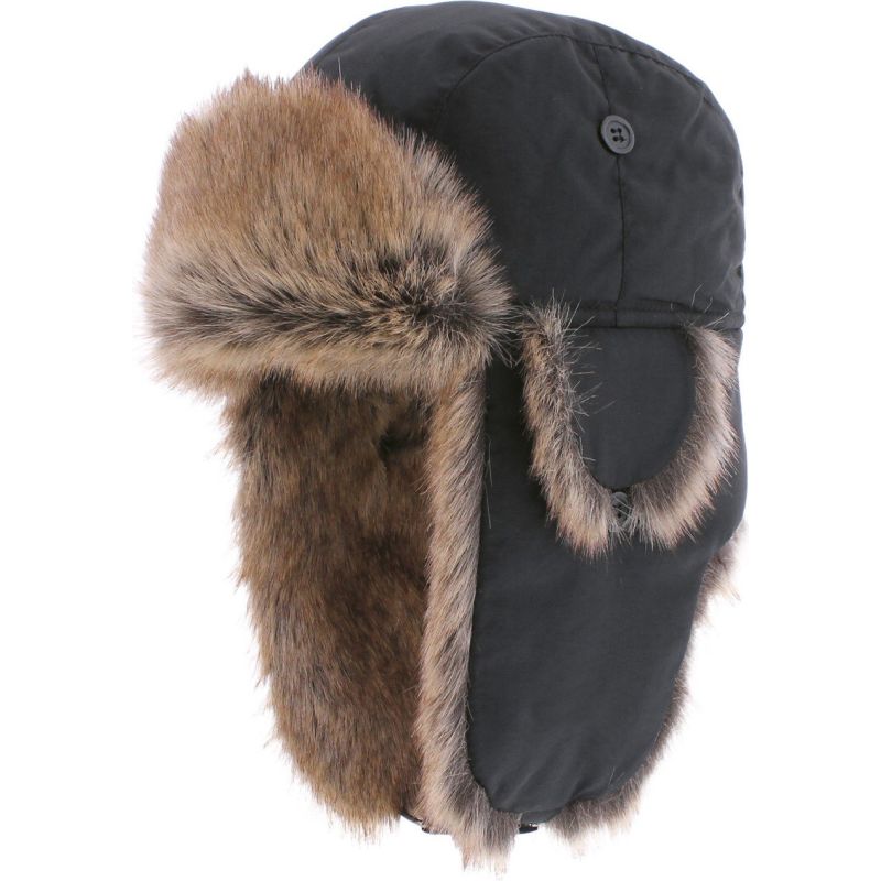 SASHA Faux fur hat with 2 fastening | Herman Belgium