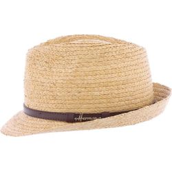 SCOTT Chapeau petit bord en raphia naturel | Herman Belgium