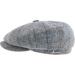 SILAS Newsboy cap with herringbone and | Herman Belgium