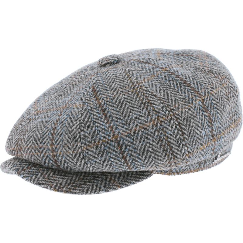 SILAS Newsboy cap with herringbone and | Herman Belgium