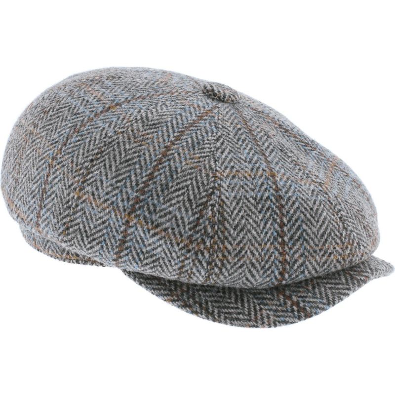 SILAS Newsboy cap with herringbone and | Herman Belgium