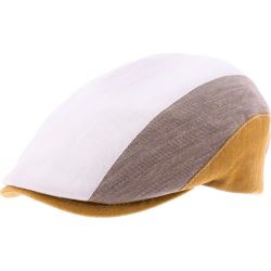 SIMON Driekleurige platte pet. | Herman Belgium