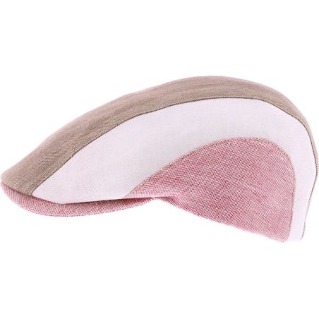 SIMON Driekleurige platte pet. | Herman Belgium