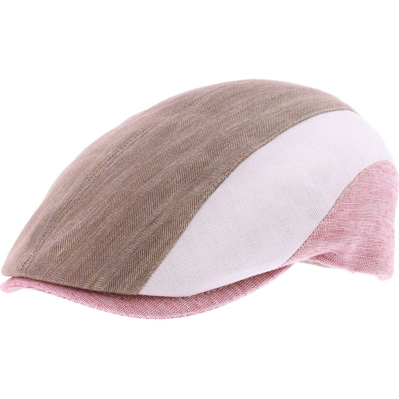 SIMON Driekleurige platte pet. | Herman Belgium