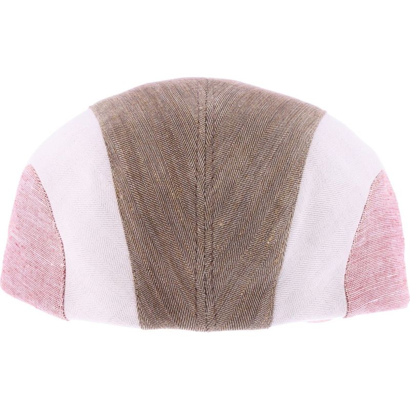 SIMON Driekleurige platte pet. | Herman Belgium