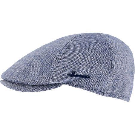 Casquette 6 côtes unie herman belgium Suez portée par un homme