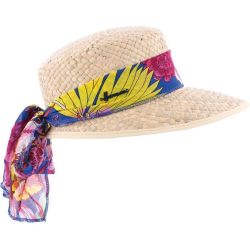 SUMMER Casquette en paille naturelle unie | Herman Belgium