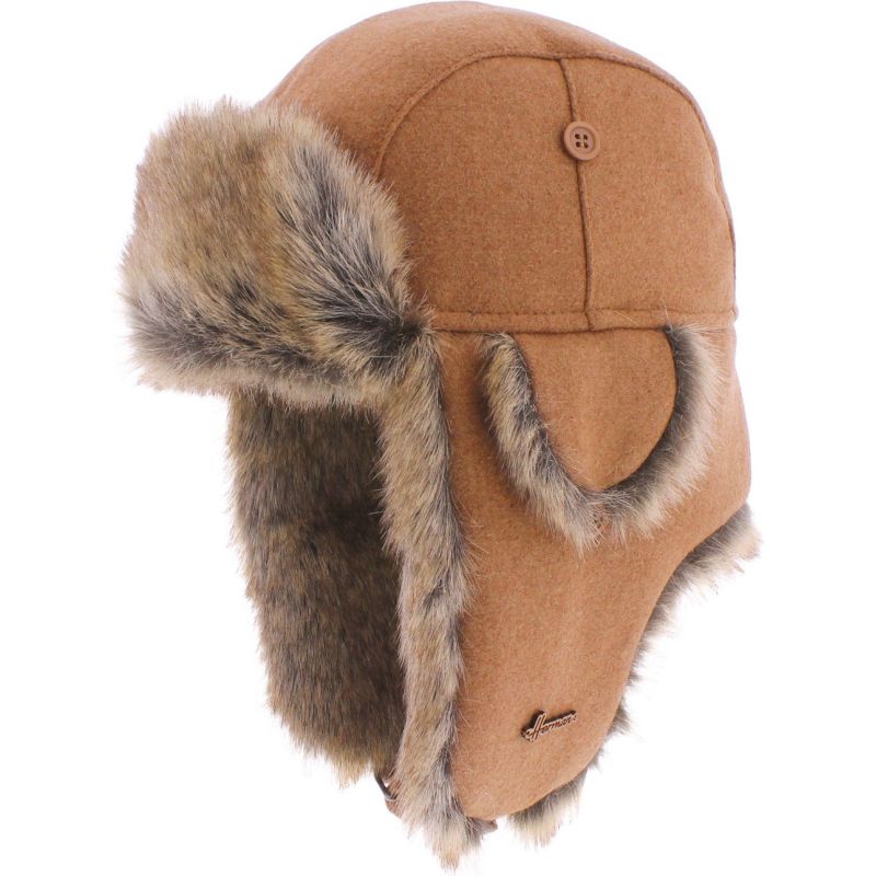 TODD Faux fur hat with 2 fastening | Herman Belgium