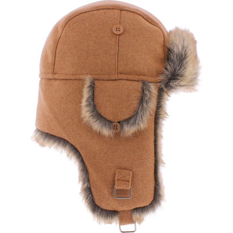 TODD Faux fur hat with 2 fastening | Herman Belgium