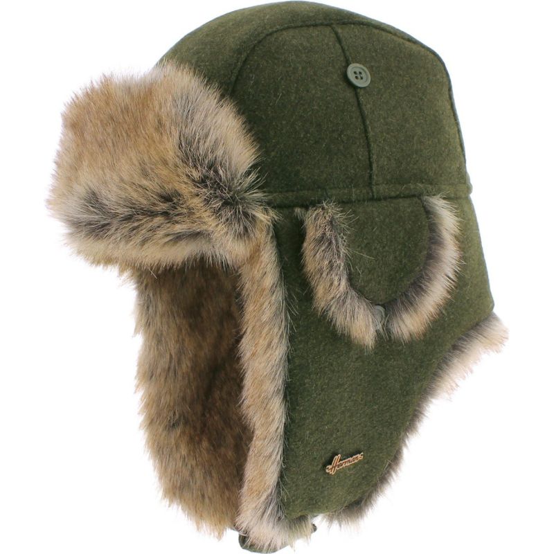 TODD Faux fur hat with 2 fastening | Herman Belgium