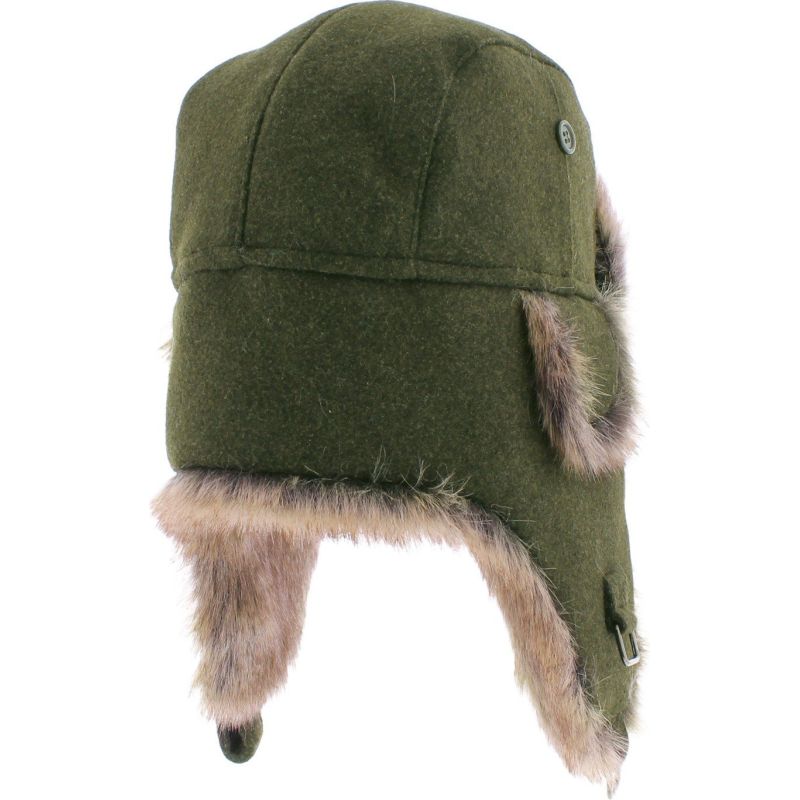 TODD Faux fur hat with 2 fastening | Herman Belgium