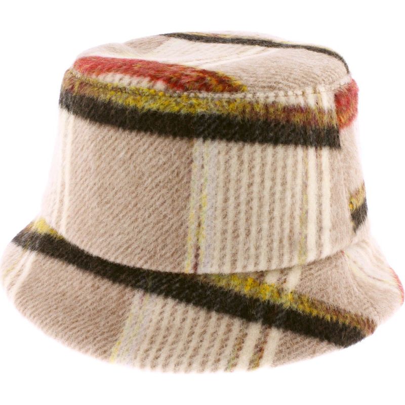 TONIA Bob-Mütze aus gebürstetem, kariertem | Herman Belgium