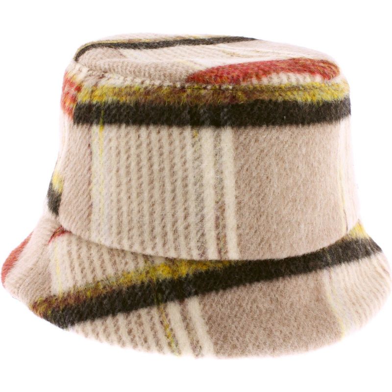 TONIA Bob-Mütze aus gebürstetem, kariertem | Herman Belgium