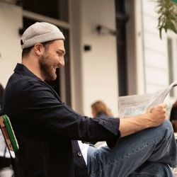 WHALES Schlichte Samtkappe hinten durch | Herman Belgium