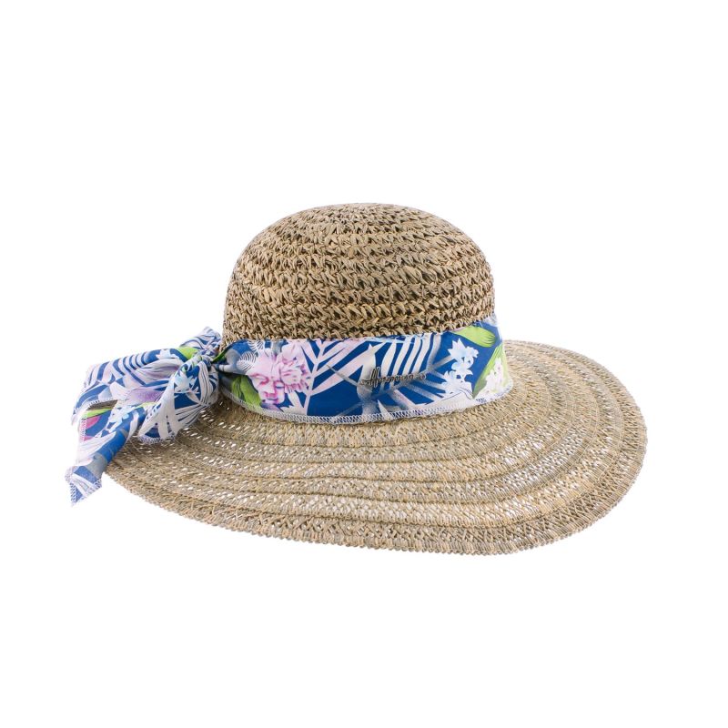 PARROT Seagrass capeline with scarf | Herman Belgium