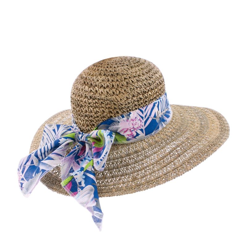 PARROT Seagrass capeline with scarf | Herman Belgium