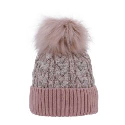 HINDA Bonnet adulte torsadé maille fine | Herman Belgium