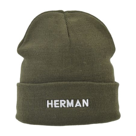 KONNOR Bonnet uni a revers brodé Herman | Herman Belgium