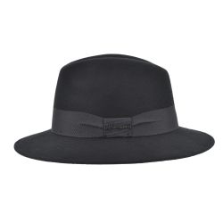 Zaratan plain wool felt hat with black ribbon | Herman Belgium