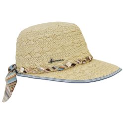 TAMI Casquette en paille Casquette bicolore en paille papier tressée | Herman Belgium