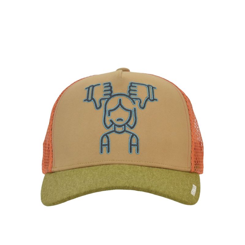 STITAS Casquette baseball trucker américaine tricolore avec mesh souple | Herman Belgium