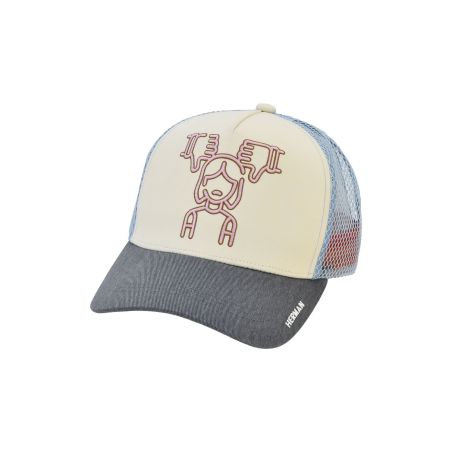STITAS Casquette baseball trucker américaine tricolore avec mesh souple | Herman Belgium