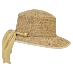 LUCINA Casquette en paille raphia naturelle | Herman Belgium