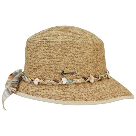 LUCINA Casquette en paille raphia naturelle | Herman Belgium
