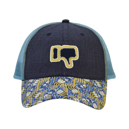 FORRIS Casquette baseball avec mesh rigide, visière avec imprimé art déco | Herman Belgium