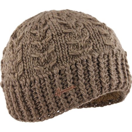 JUSTIN 8170 Adult beanie in fine cable knit with | Herman Belgium