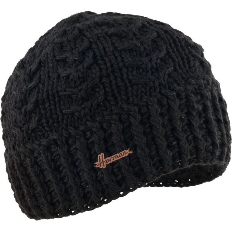 JUSTIN 8170 Adult beanie in fine cable knit with | Herman Belgium