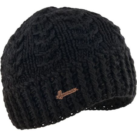 JUSTIN 8170 Adult beanie in fine cable knit with | Herman Belgium