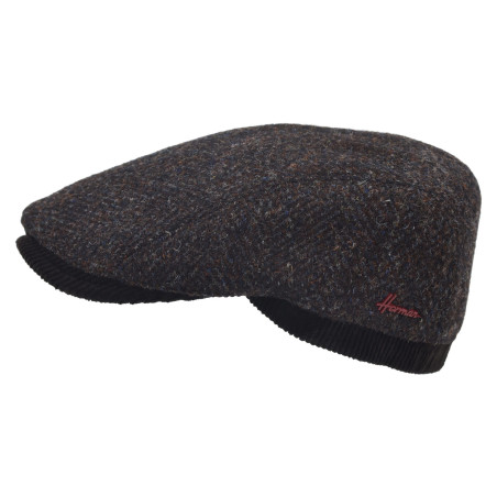 DARILAN Casquette plate classique en laine vierge | Herman Belgium
