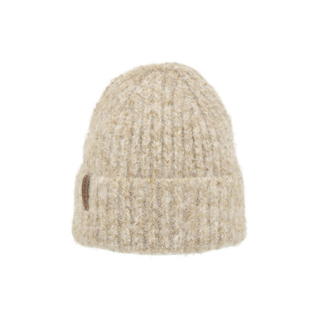 STAGG Bonnet grosse maille uni avec badge en laine | Herman Belgium