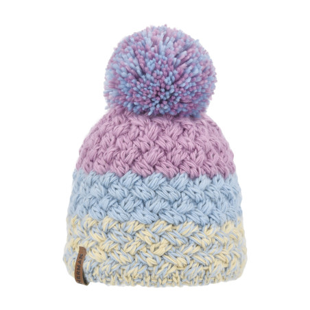 JILOU Bonnet grosse maille mélangé avec badge en laine | Herman Belgium