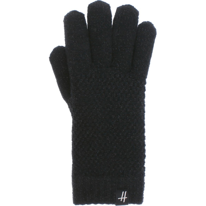 ALPINA Women's plain knit gloves with lurex | Herman Belgium