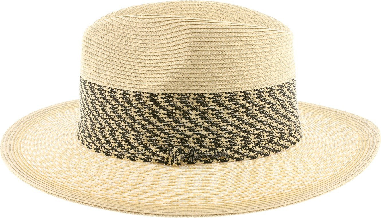 MILANI Two-tone wide-brimmed hat made of | Herman Belgium